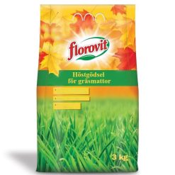 Florovit höstgödsel för gräsmattor 3 kg - förpackning