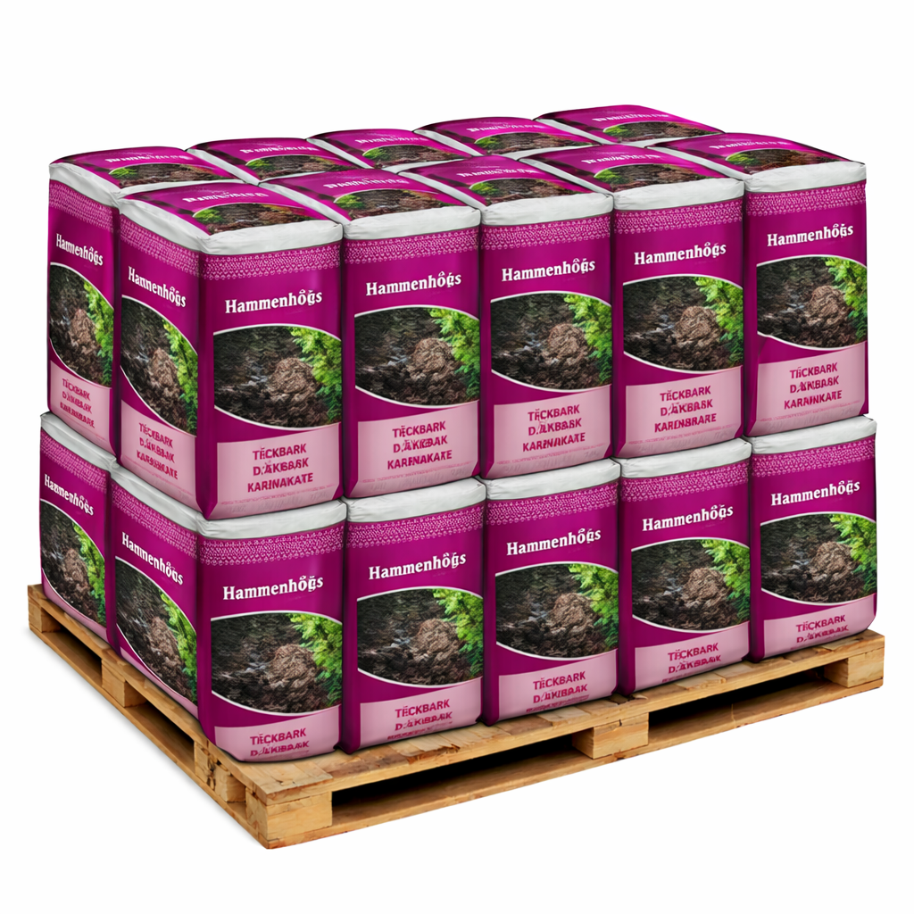 Rölunda Täckbark 2160 L - 54 säckar på pall Rölunda Täckbark 2160 L - pall med 54 säckar à 40 L