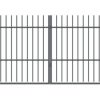 Dubbelgrind Motala 350 cm i antracit RAL 7016