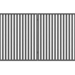 Dubbelgrind Strängnäs 350 cm i antracit RAL 7016