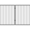 Dubbelgrind Värnamo 350 cm i antracit RAL 7016