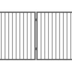 Dubbelgrind Värnamo 350 cm i antracit RAL 7016